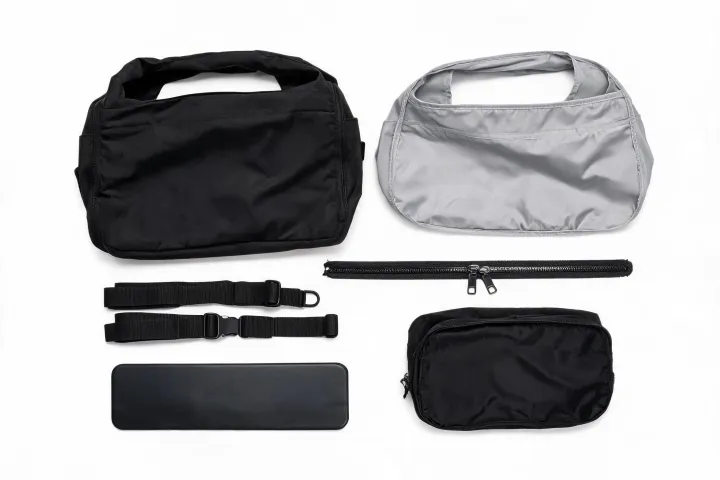 Custom sport bag construction reference